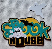 Spook House Title. Scrapbook, Card Making Paper Piecing