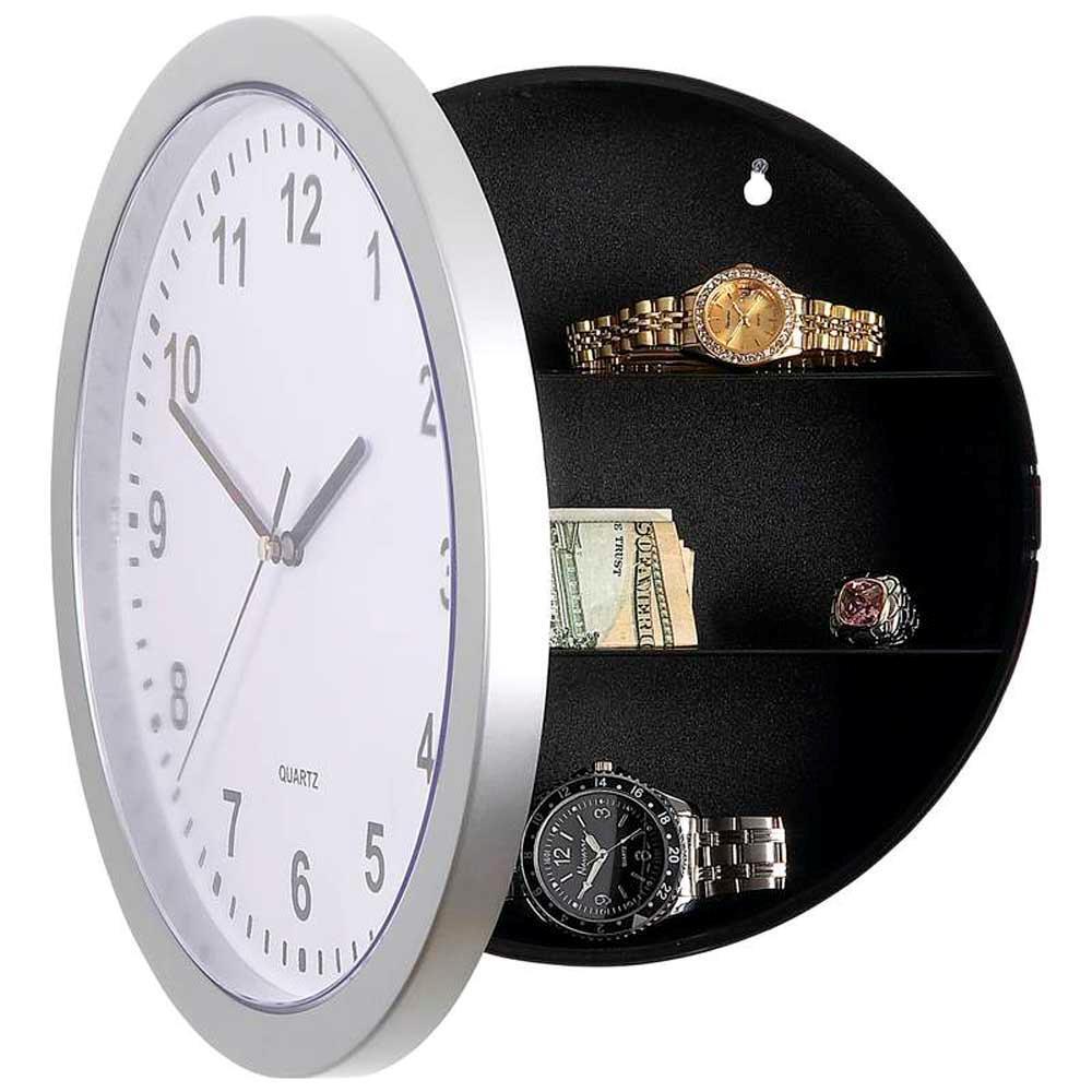Hidden Safe Wall Clock for Secret Storage and Stylish Decor-image