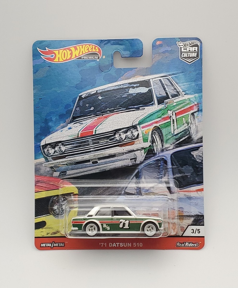 2020 Hot Wheels Premium Door Slammers '71 DATSUN 510 Car