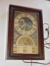 Mechtronics Planter's Clock Fully Functional Vintage (few scratches) w Setting T