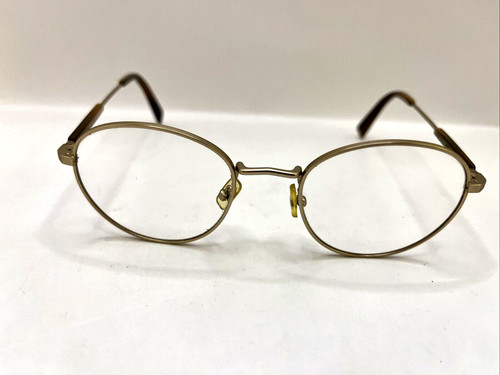 Lazarro Eyeglasses Fillipo Satin Gold Designer Frames Only