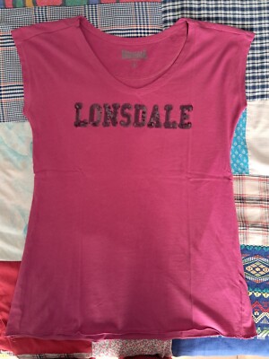 Lonsdale t shirt t shirt size S cotton size 42/44 used very little