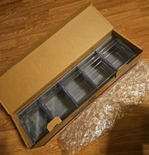 Quantum Storage Systems | Model: QTB305GY | Gray Plastic Tip-Out Bin | 5 Bins