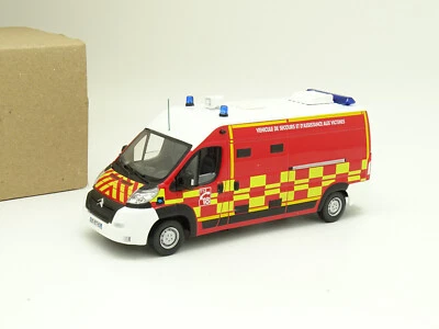 Norev SB 1/43 Citroën Jumper Feuerwehr VSAV 2013 Modellfahrzeug - Bild 1 von 2