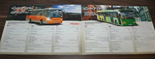 Bogdan Model Range Isuzu Bus Russian Brochure Prospekt FR EN - Picture 4 of 4