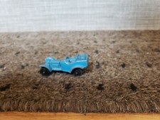 Vintage Tootsie Toy Metal Die Cast Roadster Blue 2" Long. Made in USA.