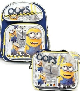 minion backpack and lunchbox