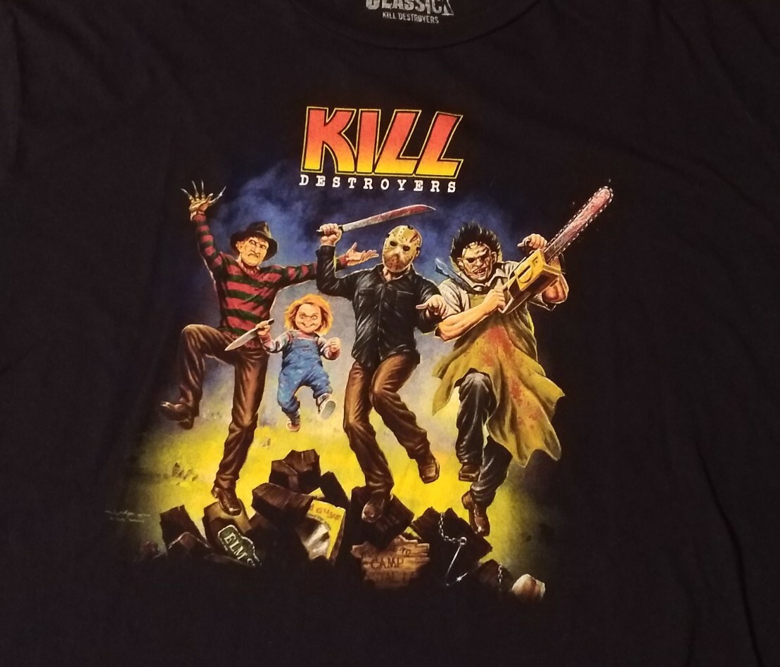 Fright Rags Kill Destroyers Horror T Shirt Freddy Jason