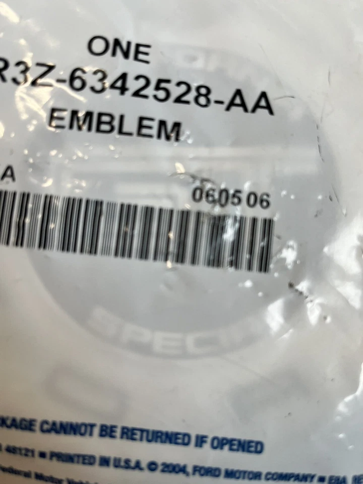 Nuevo de Lote Antiguo Ford Mustang 2005 2009 California Ornamento Especial Tapa Sintética 2006 2007 2008 Foto 2 de 3