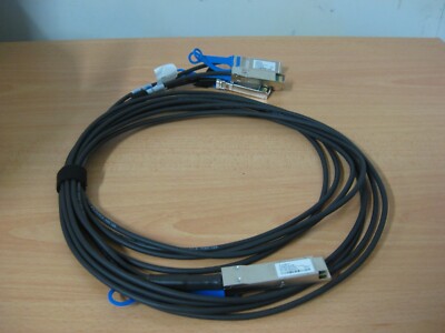 Arista Orig CAB-Q-S 2M QSFP 40G to 4x SFP+ 10G Breakout Cable DAC twinax copper