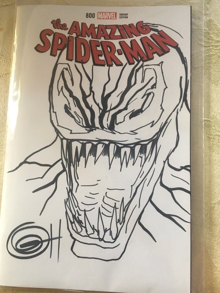 Greg Horn Original Carnage Sketch - ASM 800 NM!!!!! Comic Art