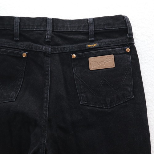 Wrangler Jeans Men's 33x34 Black 936WBK Cowboy Cut Slim Straight Denim Western - Picture 3 of 10