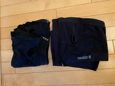 2x Medela Easy Expression Bustier Hands Free Pumping Bra BLACK Size M Medium