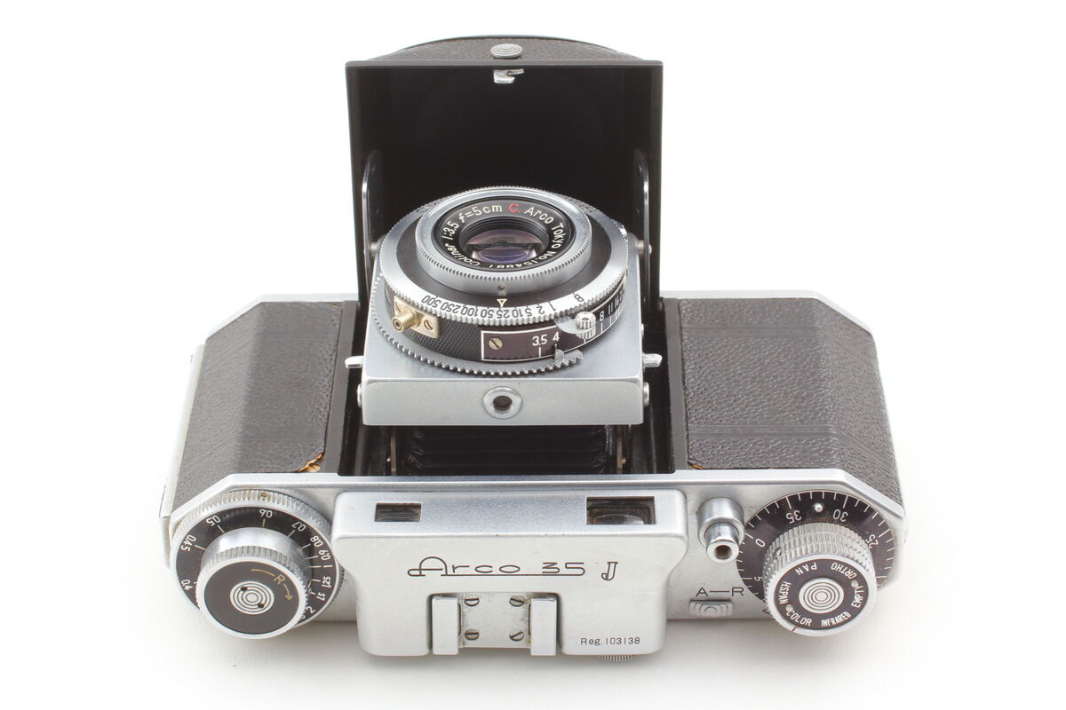 Near Mint in Box* Arco 35J Rangefinder Folding Film Camera Near Mint in Box* Arco 35J Rangefinder Folding Film Camera
