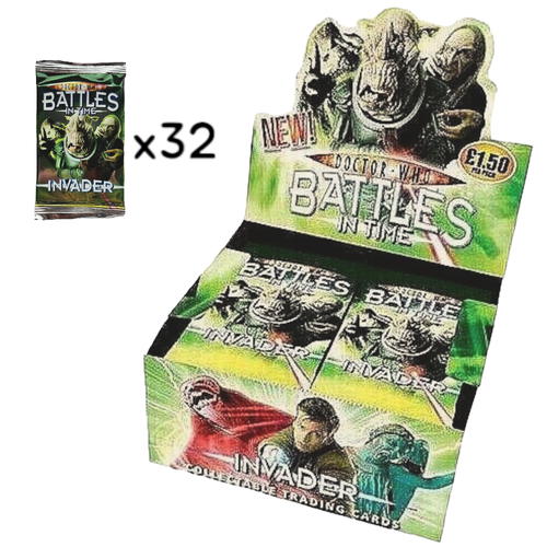 Doctor Who Card Packs Box Dr Trading Battles in Time Invader Cards Pack Gift BBC - Picture 2 of 13