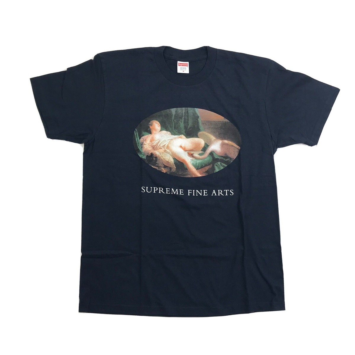 SUPREME Leda & Swan Print Cotton T-Shirt Size M Colour: Black | eBay