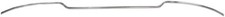 Hood Cowl Rear Edge Molding 1968-72 Chevelleel Camino