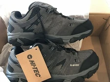 NEW MENS HI TEC LOW HIKER WALKING COMFY GREY SIZE 8.5  MINT CONDITION