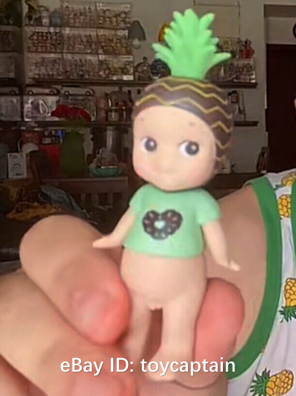 中袋未開封　ソニーエンジェル　ブラックパインアップル　グリーン SONNY ANGEL Black Pineapple Series Green Pineapple Mini