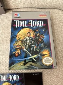 Videojuego Time Lord CIB Nintendo NES con estuche original y manual 
