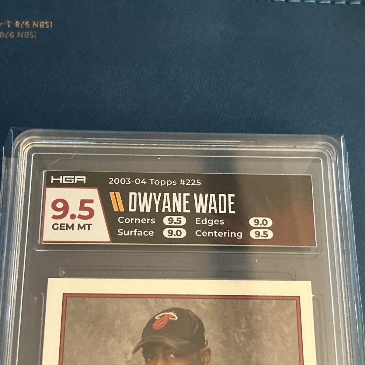 2003-04 Topps Dwyane Wade #225 Rookie Card HGA 9.5 GEM MINT Miami