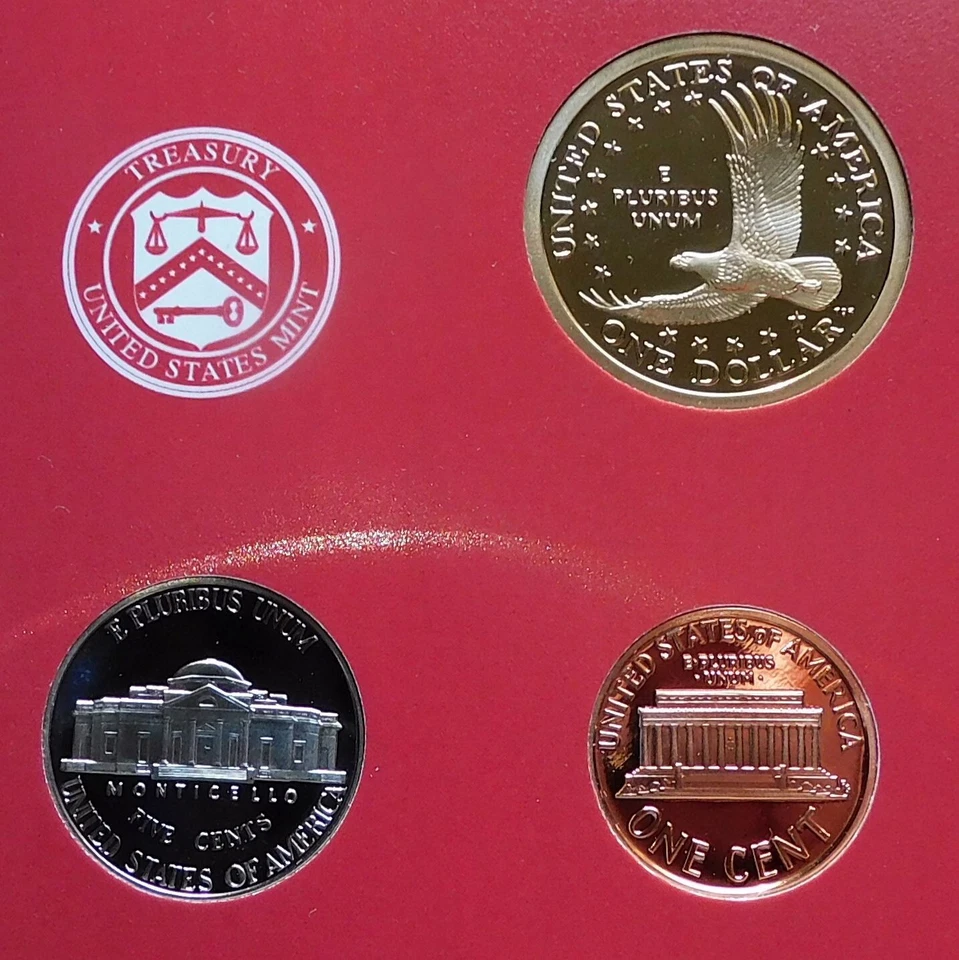 5 Partial US Mint Proof Sets, 2001/03/04/05/06, $1/5C/1C San Francisco - Image 4 of 4