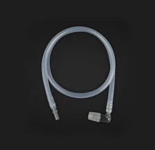 Silicone Whip Kit 3ft hose tubing Replacement Glass Elbow Adapter 14mm Male