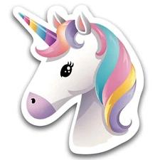 Magnet Me Up Unicorn Magnet - Cute Fantasy Animal Magnet Decal-  4.5x5 Inches