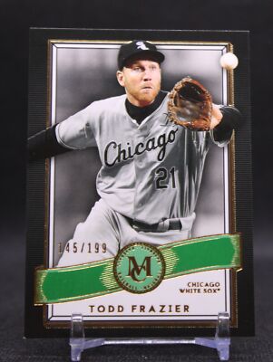 Todd Frazier #30 2016 Topps Museum Collection Green Chicago White Sox SN/199
