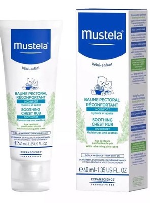 mustela soothing chest rub 40 ml