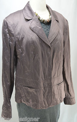 Marc Aurel Jacket Women's Size 42 Eur US L 12 Dress suit blazer shimmer coat NEW