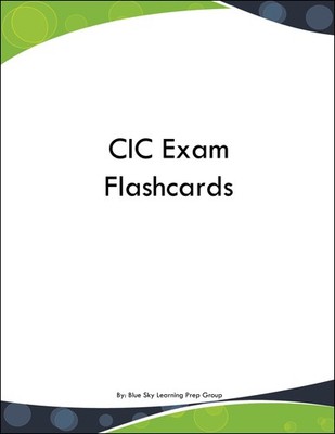 CIC Exam Flashcards