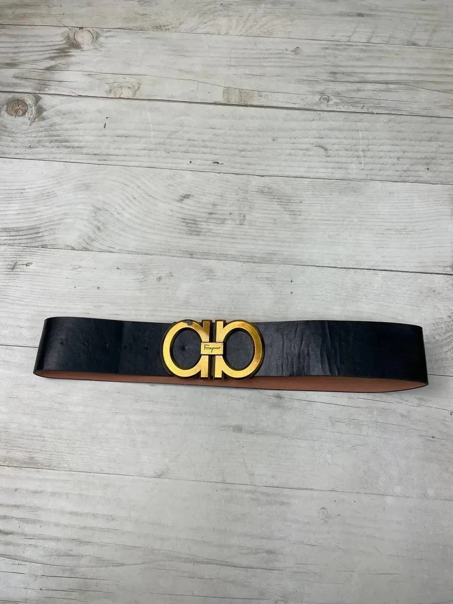 Salvatore Ferragamo Solid Black Belts for Women for sale | eBay display picture 1