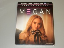 Brand New Sealed  Megan Unrated Edition Blu-ray Digital Wslipcover