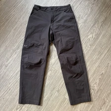 Arc'teryx Women's Clarkia Cotton Pant Wide-Leg Black Size 10-R