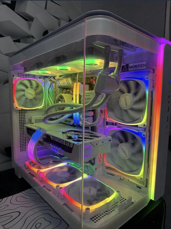 White Gaming Pc Etc 5070 - Image 2 of 3