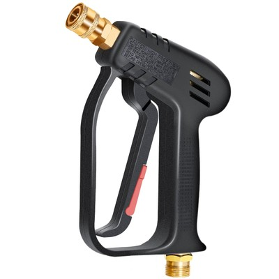 #ad Short Pressure Washer Gun with M22 14mm Inlet Stubby High Pressure Handle Gu... $52.41