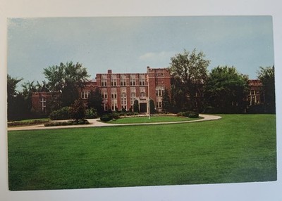 Chrome , OLCOTT Theosophical Society Wheaton IL Postcard Unposted A400