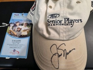 2003 Ford Seniors Players Championship Signed Jack Nicklaus Hat NWT NO COA