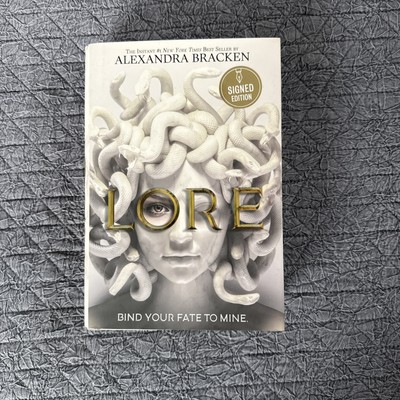 SIGNED Lore by Alexandra Bracken - 2021 First Edition HC Greek Mythology Fiction