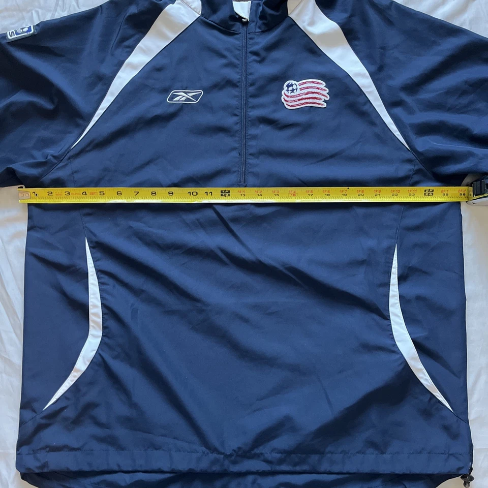 Ветровка тренировочная New England Revolution Reebok | винтажная футбольная XL - Изображение 3 из 4