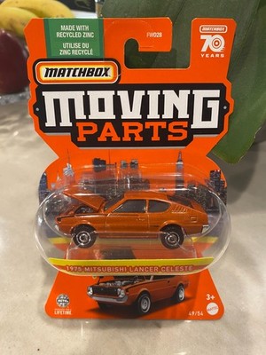 Matchbox - 2023 Beweglicher Teile 49/54 1975 Mitsubishi Lancer Celeste - Burnt