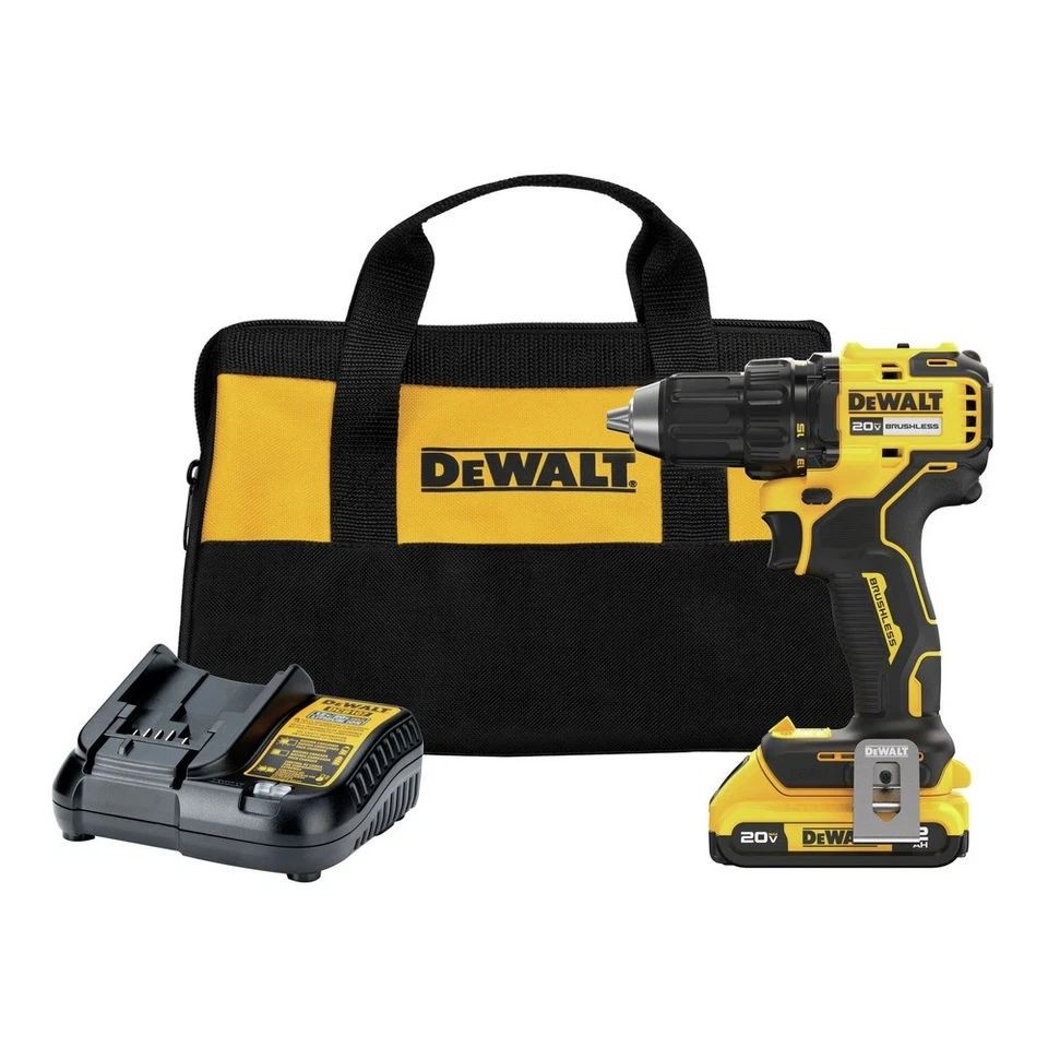 Taladro inalámbrico DEWALT DCD793D1R 20V MAX 1/2" certificado restaurado