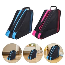 4 Pcs Children's Roller Skates Backpack Shoulder Bag Ice Storage