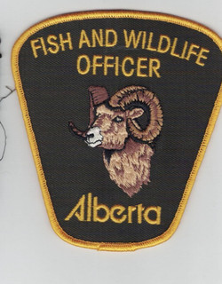 Canada Alberta Fish & Wildlife Game Warden Patch