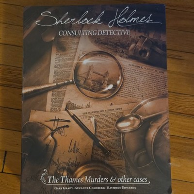 Space Cowboys Sherlock Holmes Consulting Detective Board Game Case Booklets