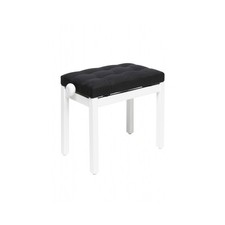Stagg PB36 WHM VBK Piano Bench White Matte / Seat Black