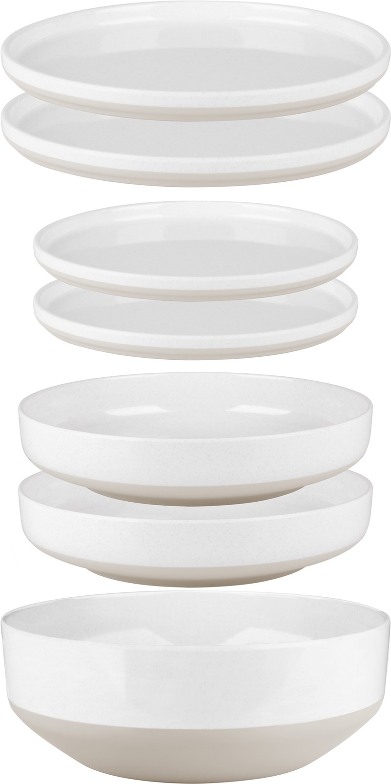 Brunner Odette Stone 6 in 1 Stone Touch Camping Nesting Stackable Tableware Set
