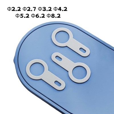 Solder Tag Lug Ring Klemme verzinnt Messing Schweißen Unterlegscheiben M2.2-M8.2