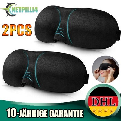 Schlafmaske Augenmaske für Herren Damen 3D-Konturierte Augenbinde Schlafbrille